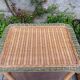 pair of bedside tables in rattan and wicker for rock bobois 1970