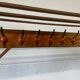 Vintage XL double-sided coat rack with 20 hanging points