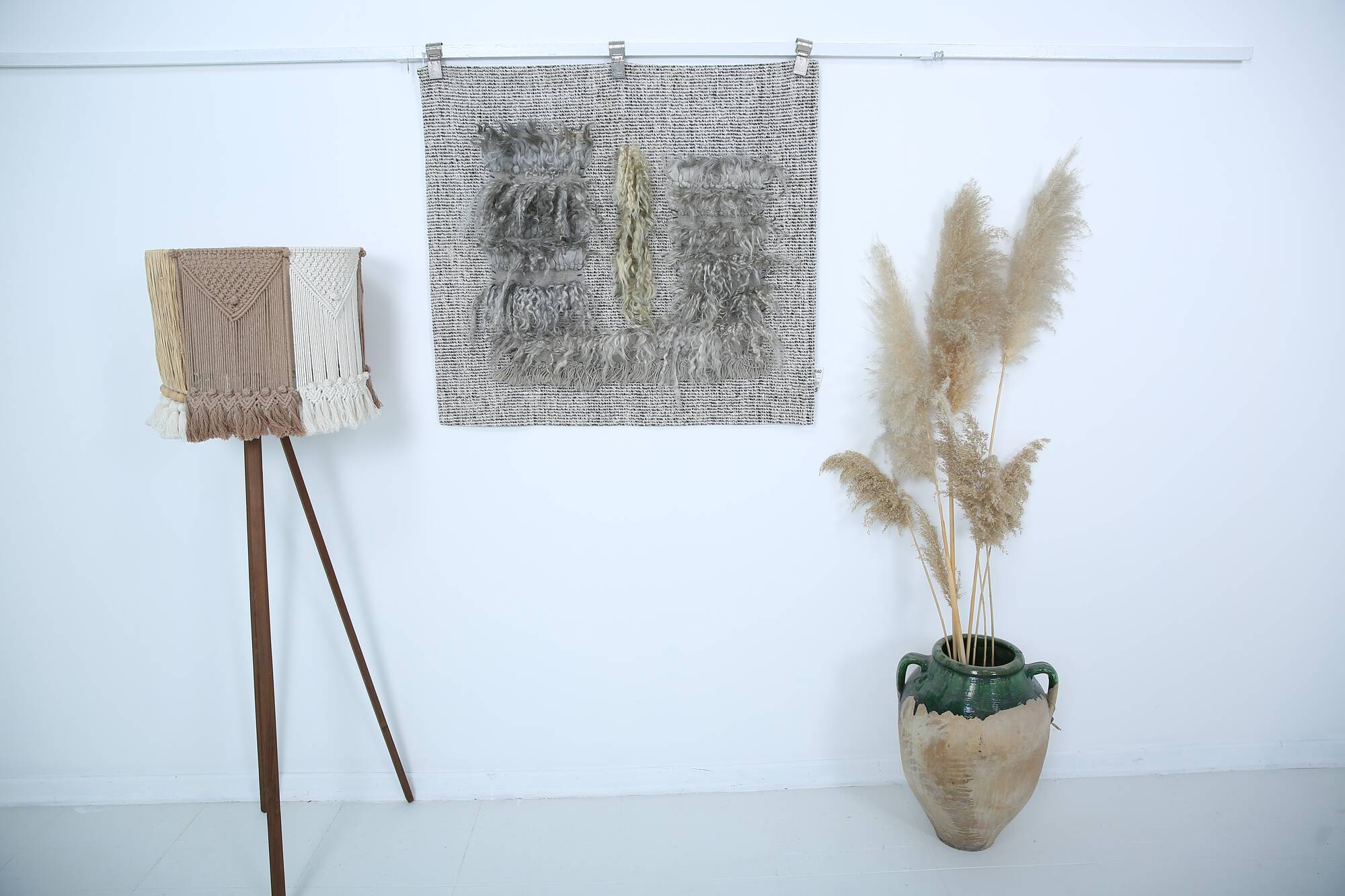 Handmade Vintage Wall Rug, 90x98Cm