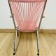 Chaise scoubidou rose