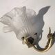 Applique tulipe Art Deco en laiton