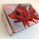 Box in red and gray ceramic of Vallauris / vintage years 60-70