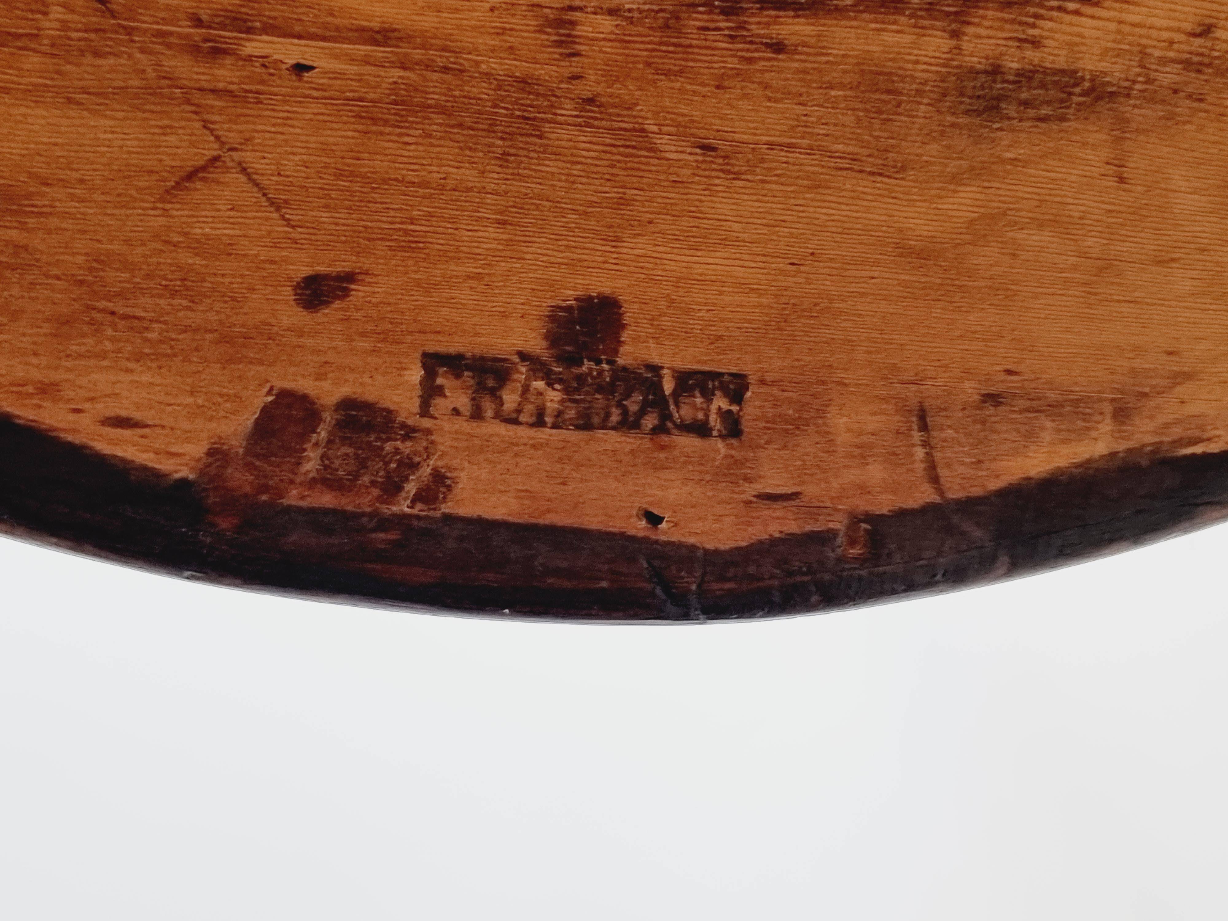 Friedrich Rambach, master carpenter, Stockholm, active from 1834 to 1861, occasional chair.