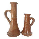 Set of 2 ceramic candle holders