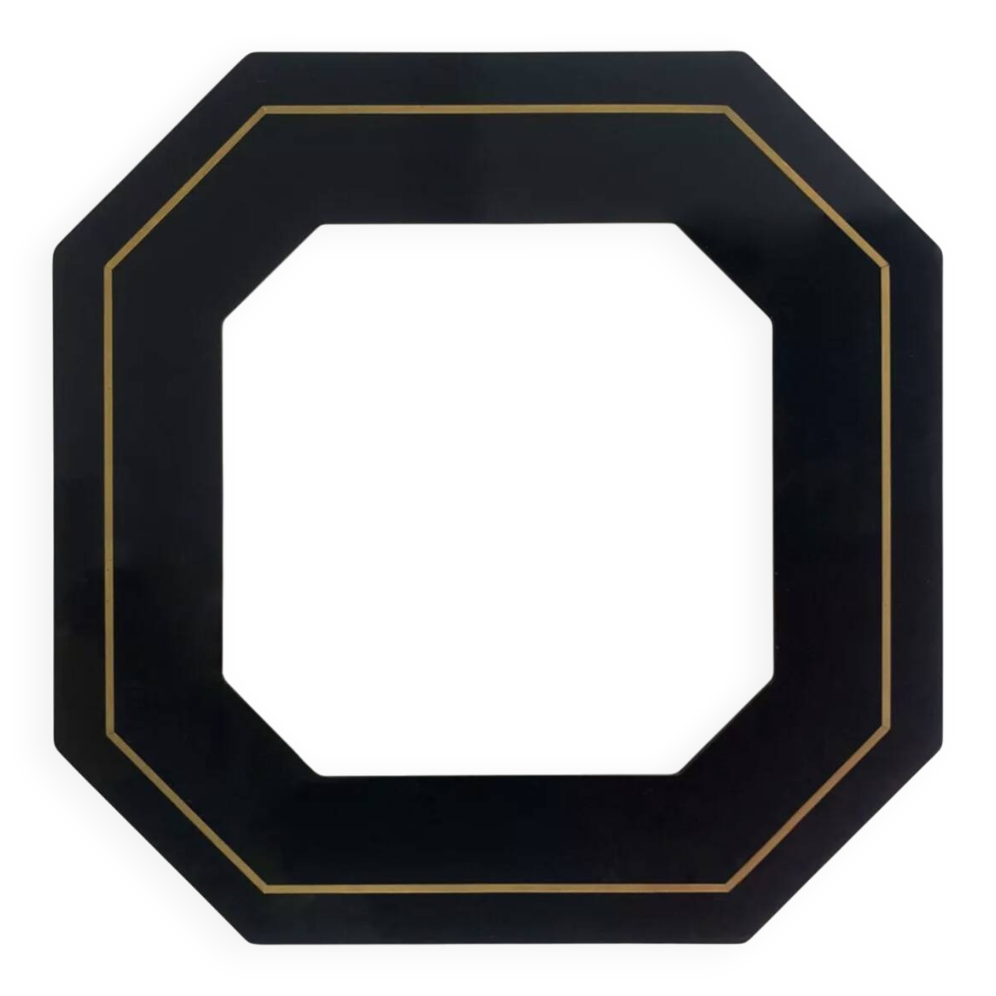 Octagonal mirror Eric Maville 1970s