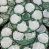 Vintage 1970s barbotine shellfish service