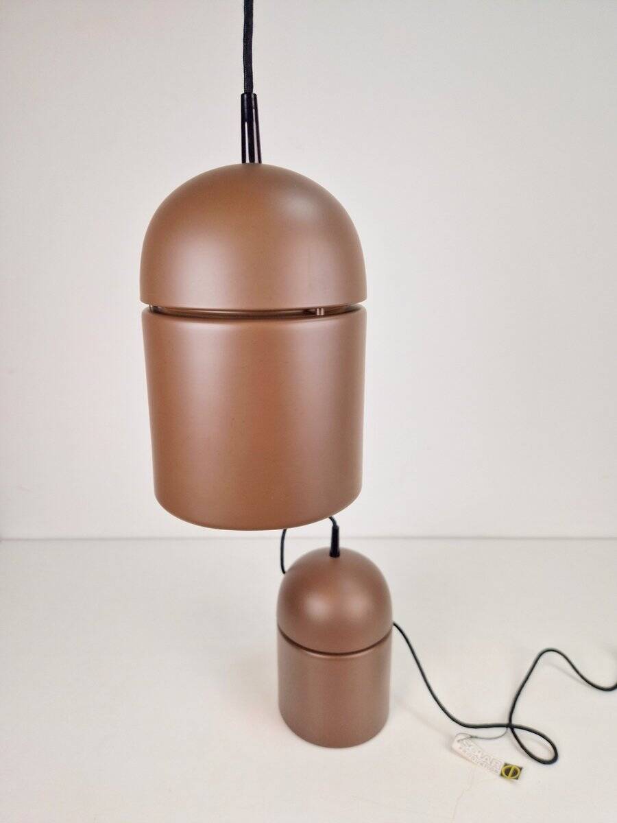 Vintage Uni Pendant Lamps by Vagn Dyring for Nordisk Solar, 1970s, Set of 2