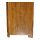 Double Art Deco wardrobe in satin walnut circa 1930