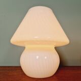 Paire de lampes champignon en verre de Murano, années 1970-80
