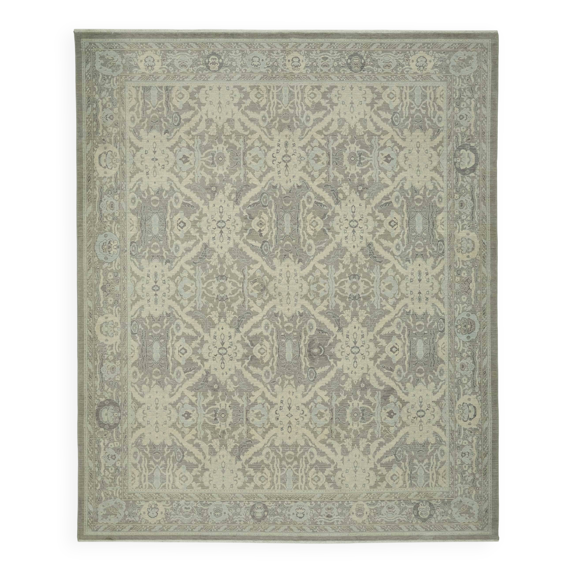 Turkish Handcrafted Loom Oushak Rug 294 cm x 373 cm