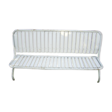 Banc de jardin pliant en métal et bois
