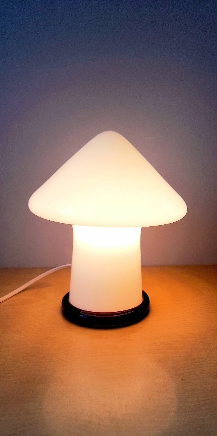 Murano glass mushroom lamp 1980.