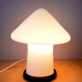 Lampe champignon en verre de Murano 1980.