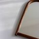 Miroir arche en bambou courbé, années 70