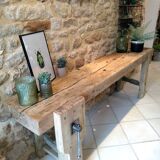 Ancien établi de menuisier