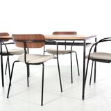 Cosmopol desk, walnut and steel. 120 x 60 cm