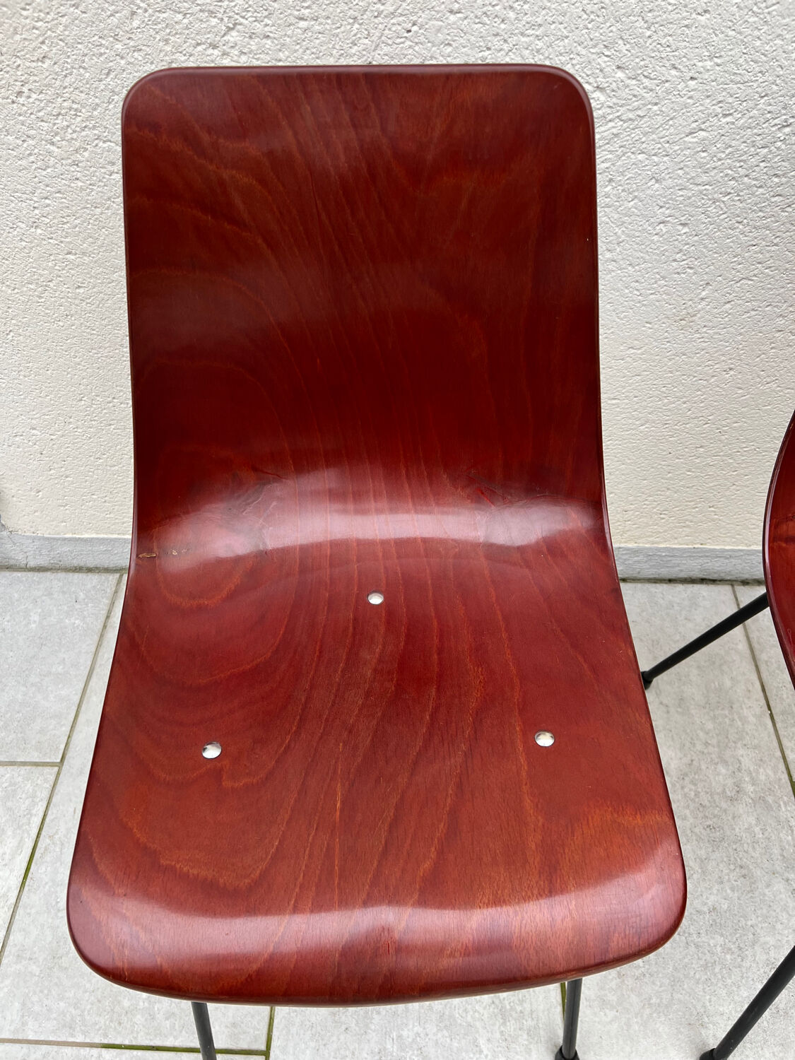 2 vintage chairs by Pierre Paulin model CM 131 edition Thonet