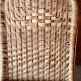 Wicker armchair
