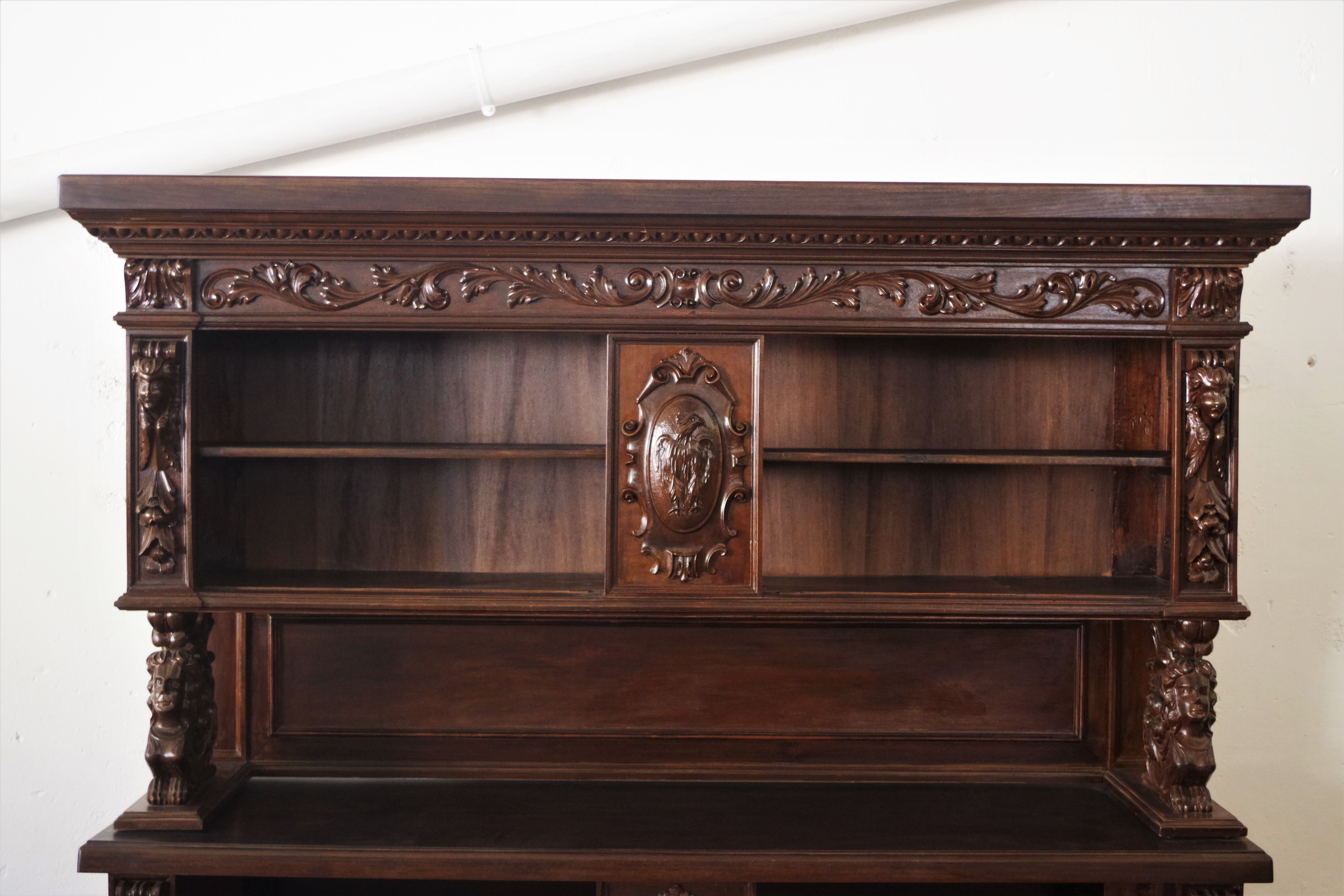 Notary shelf furniture, 1920s, set of 2