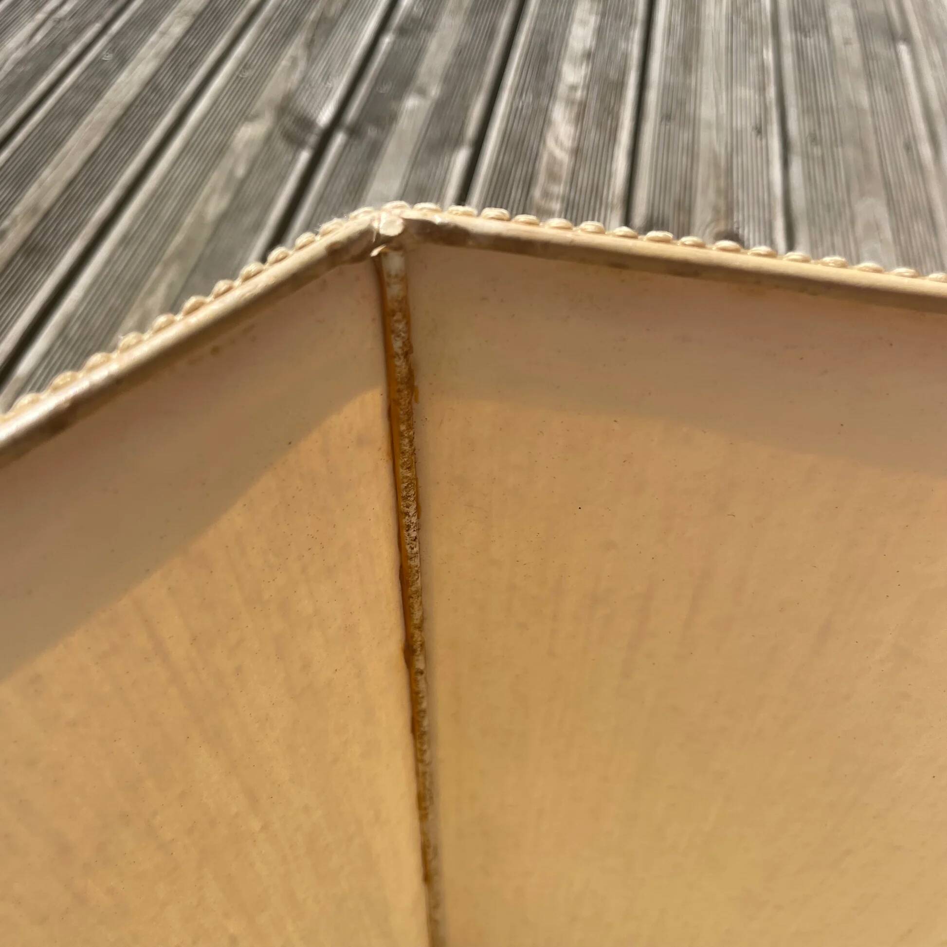 Abat-jour hexagonal ancien