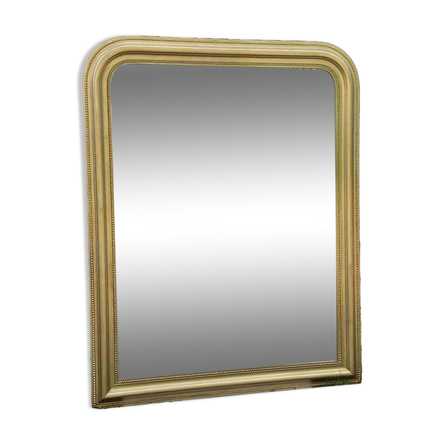 Louis Philippe style mirror in gilded wood 135x105cm