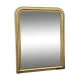 Louis Philippe style mirror in gilded wood 135x105cm