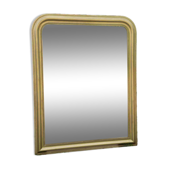 Miroir de style Louis Philippe en bois doré