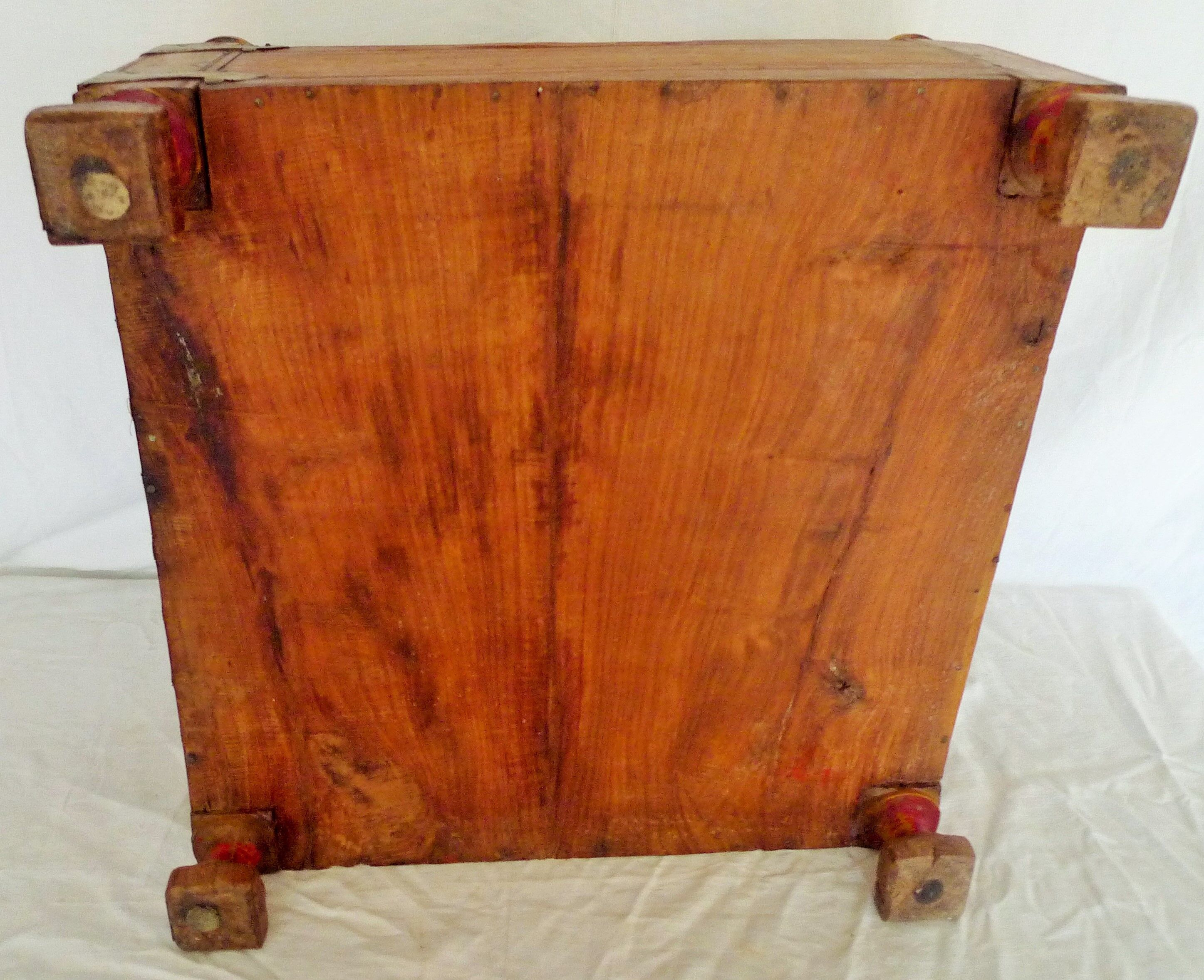 Table chest polychrome paint India