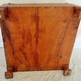 Table coffre peinture polychrome Inde