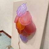 Multicolored Glass Shell  Sconces Set of 2