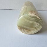 Vintage cylindrical roll vase in Onyx from the 1960s.