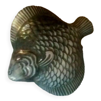 Porcelain candy box fish porcelain France