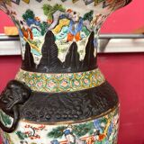 A Chinese famille rose porcelain vase called 'from Nanking' 19th century 55cm