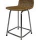 Ensemble de 4 tabourets de bar vintage Dirk Van Sliedregt Rohe Noordwolde modèle bas