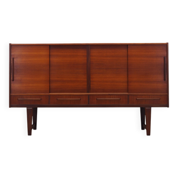 Teak highboard, Danish design, 1960s, manufacturer: PMJ Viby J