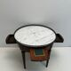 Table hot water bottle Louis XVI mahogany marble white gilded brass XIXth century