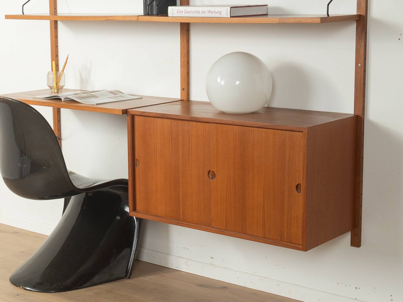 Cado | poul cadovius classic shelving system, 1950s, teak veneer