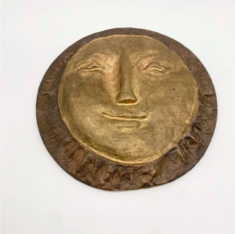 Bronze Sun 2 / Wall Sculpture, 1950s