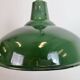Industrial British Green Enamel Factory Pendant Lamp, 1960s