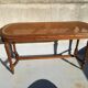 Piano bench in caning