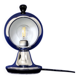 Chrome Spherical "Eclipse" Table Lamp – Inspired by Iconic 1960s Space Age