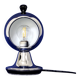 Chrome Spherical "Eclipse" Table Lamp – Inspired by Iconic 1960s Space Age