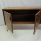 Vintage teak line pins feet