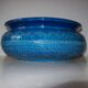 Aldo Londi coupe for Bitossi in "Rimini Blue" ceramic from the 1960s.