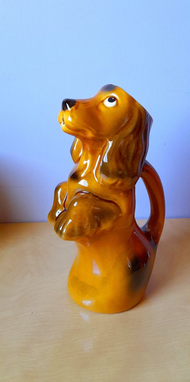 Pichet en barbotine Tekel 70s