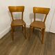 Baumann Pair of authentic chairs bistro chair Parisian furniture