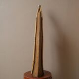 Metal and rattan vase contemporary sculpture contemporary design