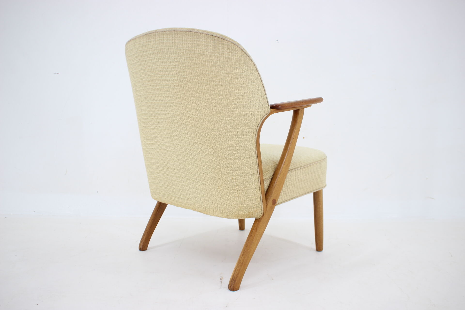 1950s Chresten Findahl Brodersen Armchair in Oak, Denmark
