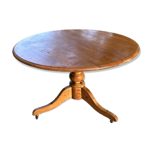 Table ronde en pin diamètre