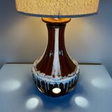 Ceramic floor lamp and curls from the 70s